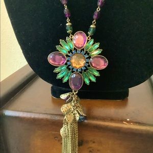 Vintage multicolor long necklace